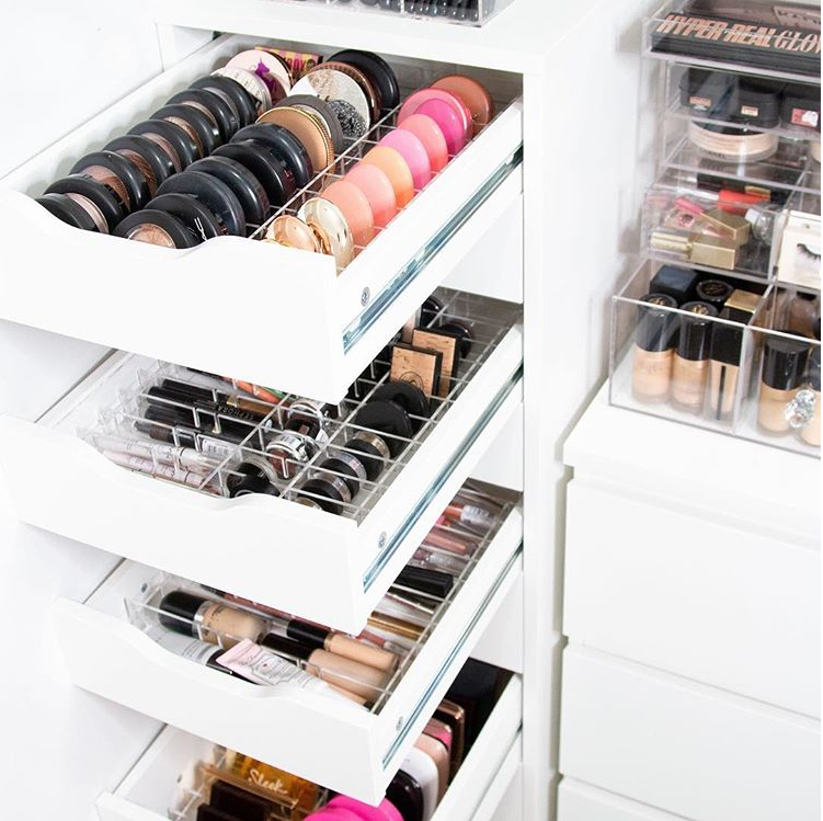 IKEA Makeup Storage | Custom Designed Organisers to Fit IKEA Furniture