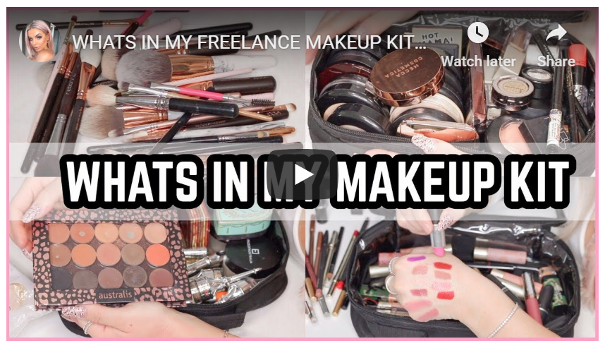 How Freelance Makeup Artist Jasmine Hand Packs her Kit in 2019